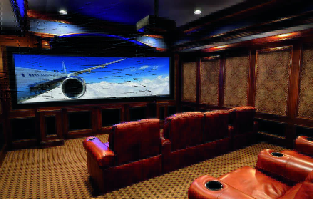 Custom Media Room Installation